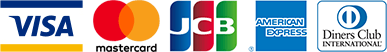 利用可能なクレジットカード会社のマーク
